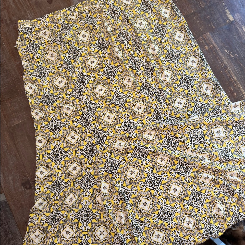 Cato Yellow Asymmetrical Maxi Skirt for Casual Resort Wear